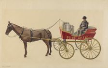 Toy Milk Wagon, c. 1937. Creator: Henry Granet
