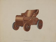 Toy Automobile, c. 1938. Creator: Wilbur M Rice
