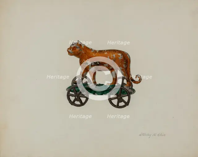 Toy Animal, c. 1941. Creator: Stanley Chin.