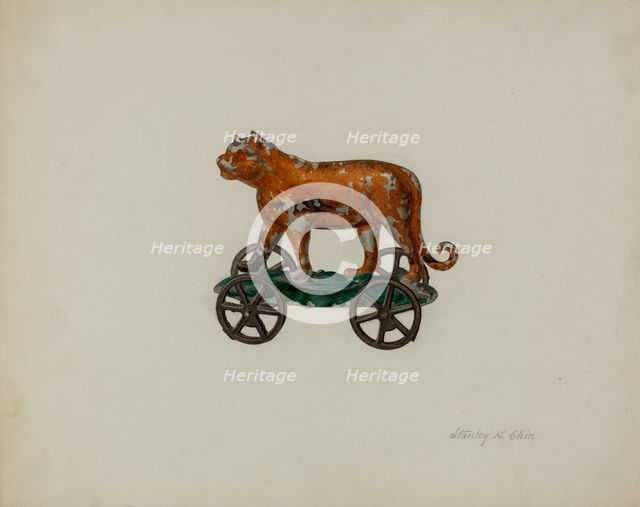 Toy Animal, c. 1941. Creator: Stanley Chin.