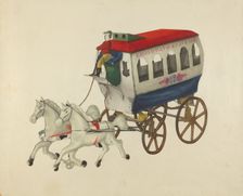 Toy Bus, 1935/1942. Creator: Unknown