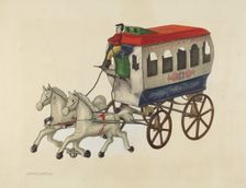 Toy Bus, c. 1939. Creator: Owen Middleton