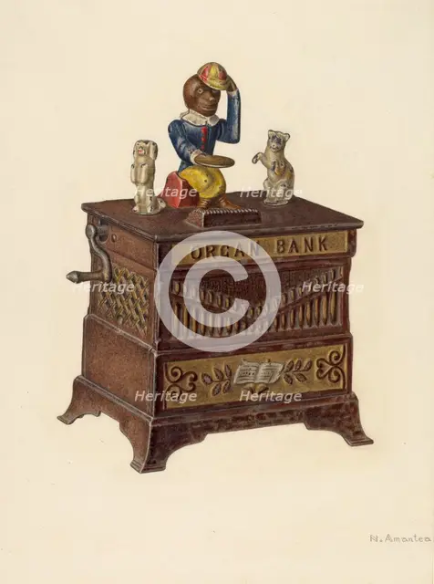 Toy Bank, 1935/1942. Creator: Nicholas Amantea.