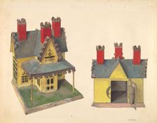 Toy Bank Building, c. 1938. Creator: Alf Bruseth