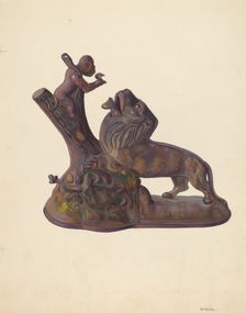 Toy Bank, c. 1937. Creator: Alf Bruseth