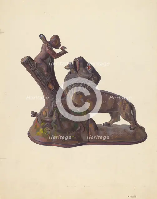 Toy Bank, c. 1937. Creator: Alf Bruseth.