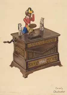 Toy Bank, c. 1937. Creator: Beverly Chichester