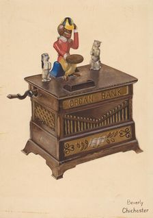 Toy Bank, c. 1937. Creator: Beverly Chichester