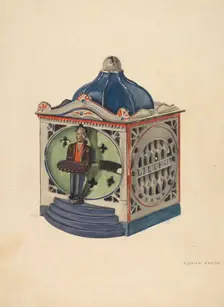 Toy Bank, c. 1937. Creator: Florian Rokita