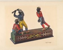 Toy Bank, c. 1938. Creator: Chris Makrenos