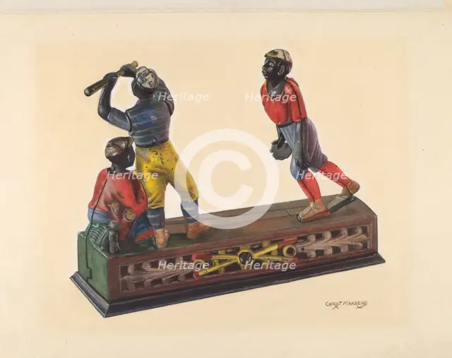 Toy Bank, c. 1938. Creator: Chris Makrenos.
