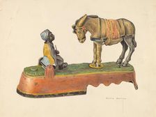 Toy Bank, c. 1938. Creator: Bertha Semple