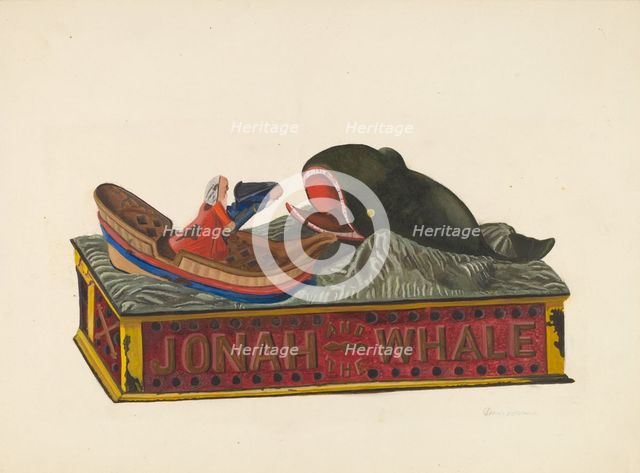 Toy Bank, c. 1938. Creator: James McKenzie.