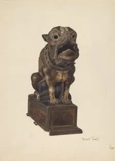 Toy Bank, c. 1938. Creator: Pearl Torell