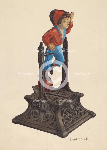 Toy Bank, c. 1939. Creator: Pearl Torell.
