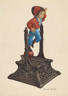 Toy Bank, c. 1939. Creator: Pearl Torell