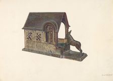 Toy Bank, c. 1940. Creator: William O. Fletcher
