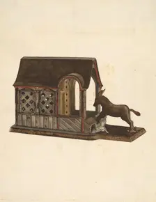 Toy Bank, c. 1941. Creator: Edward D. Williams
