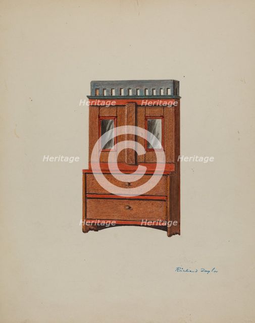 Toy Cupboard, c. 1939. Creator: Richard Taylor.