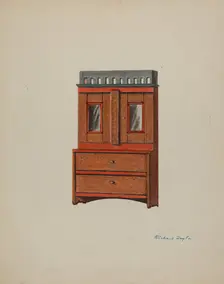 Toy Cupboard, c. 1939. Creator: Richard Taylor