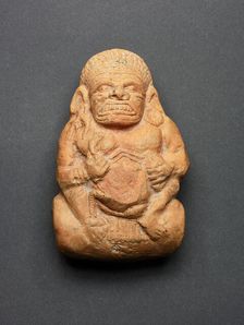 Toy Cart with Grimacing Potbellied Dwarf (Yaksha), 1st century B.C. Creator: Unknown