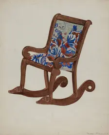 Toy Chair, 1935/1942. Creator: Mary E Humes