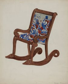Toy Chair, 1935/1942. Creator: Mary E Humes
