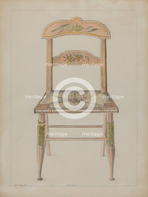Toy Chair, c. 1936. Creator: Edith Magnette.