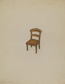 Toy Chair, c. 1939. Creator: Mildred Ford