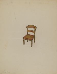 Toy Chair, c. 1939. Creator: Mildred Ford