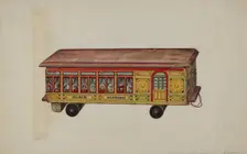 Toy Coach, c. 1939. Creator: Dorothy Brennan
