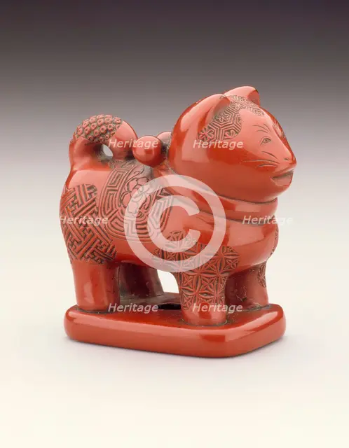 Toy Dog, 19th century. Creator: Unknown.