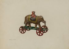 Toy Elephant, c. 1941. Creator: Stanley Chin