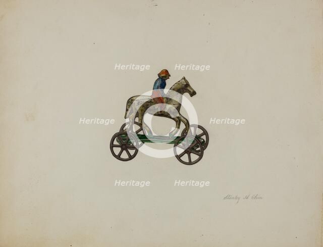 Toy Figure, c. 1941. Creator: Stanley Chin.