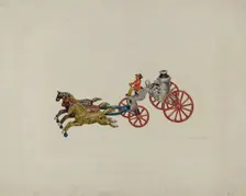 Toy Fire Engine, 1935/1942. Creator: William Spiecker