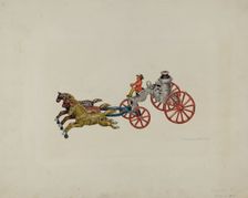 Toy Fire Engine, 1935/1942. Creator: William Spiecker