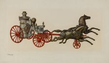 Toy Fire Engine, c. 1942. Creator: Charles Henning