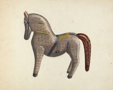 Toy Horse, 1935/1942. Creator: Mina Lowry
