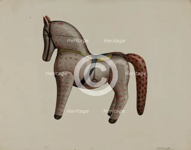 Toy Horse, 1935/1942. Creator: Arsen Maralian.