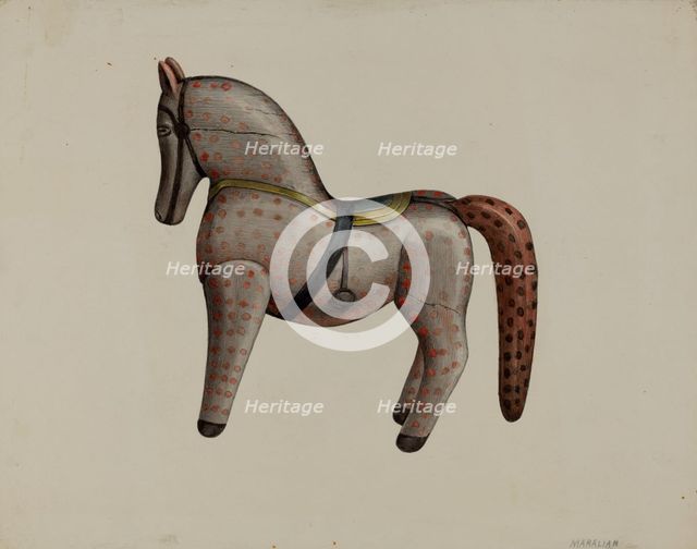Toy Horse, 1935/1942. Creator: Arsen Maralian.