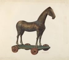 Toy Horse, 1935/1942. Creator: Charlotte Angus