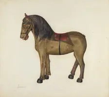 Toy Horse, 1935/1942. Creator: Selma Sandler