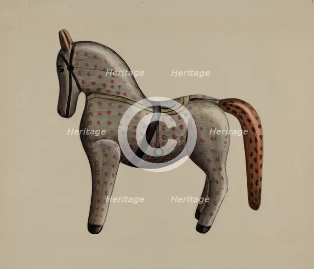 Toy Horse, 1935/1942. Creator: Unknown.