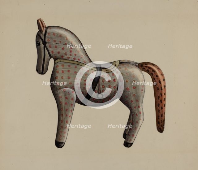 Toy Horse, 1935/1942. Creator: Unknown.