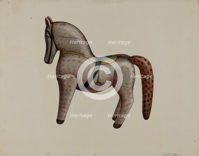 Toy Horse, 1935/1942. Creator: Arsen Maralian.
