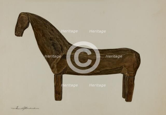 Toy Horse, 1935/1942. Creator: Frank Budash.