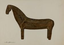 Toy Horse, 1935/1942. Creator: Frank Budash