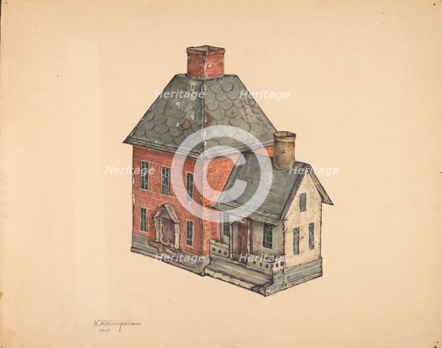 Toy House, 1937. Creator: Nicholas Acampora.