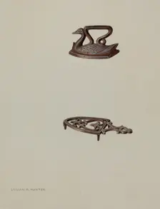 Toy Iron, c. 1937. Creator: Lillian Hunter