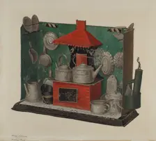 Toy Kitchen, 1935/1942. Creator: Philip Johnson